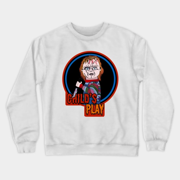 Chucky Doll Child's Play! Crewneck Sweatshirt by Brains